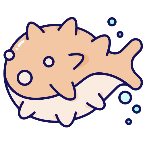 Puffer fish aquarium puffer fish sea life icon Puffer fish aquarium puffer fish sea life icon