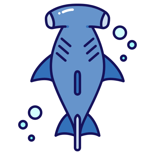 Hammerhead fish hammerhead fauna fish icon Hammerhead fish hammerhead fauna fish icon