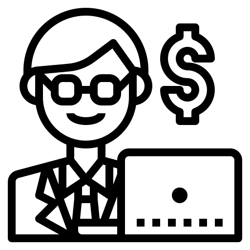 Account accounting people account icon