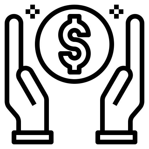 Money saving finance business and finance bank icon