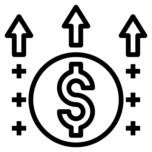 Arrow up increase arrow up revenue icon Arrow up increase arrow up revenue icon