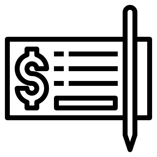 Cheque business and finance cheque bank check icon Cheque business and finance cheque bank check icon