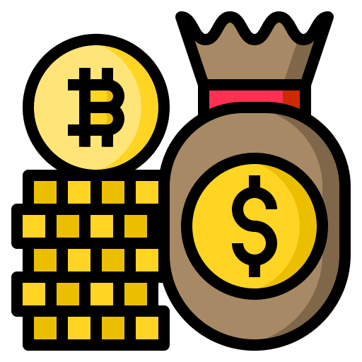 Money bag money bag rich coin icon