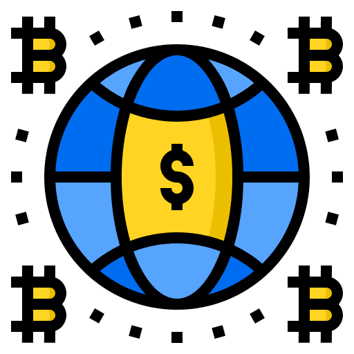 Network bitcoin digital currency cryptocurrency icon Network bitcoin digital currency cryptocurrency icon