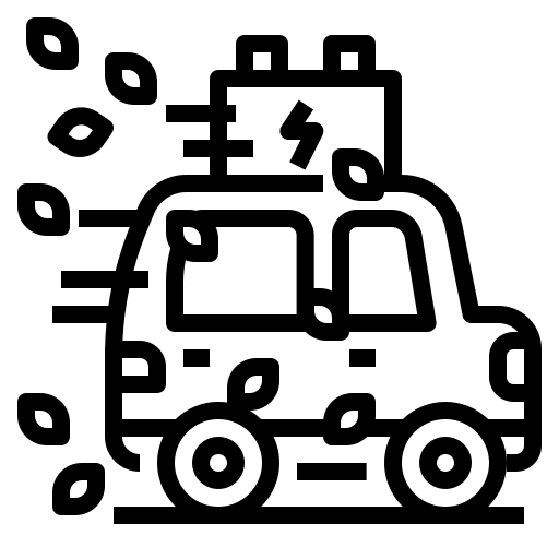Hybrid car vehicle automobile electric vehicle icon Hybrid car vehicle automobile electric vehicle icon