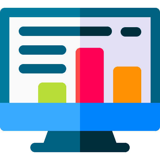 Statistics graphic business and finance statistics icon
