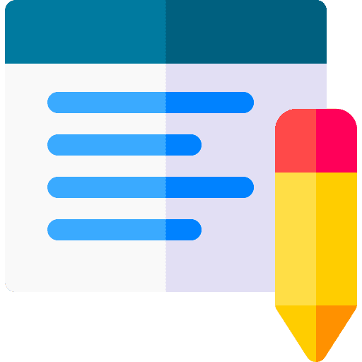Copywriting webpage browser text icon Copywriting webpage browser text icon