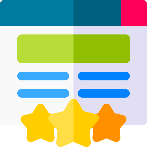 Rating rating seo and web browser icon Rating rating seo and web browser icon