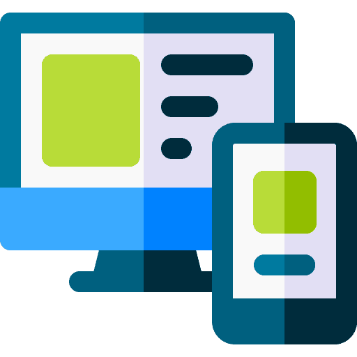 Responsive technology responsive electronics icon Responsive technology responsive electronics icon