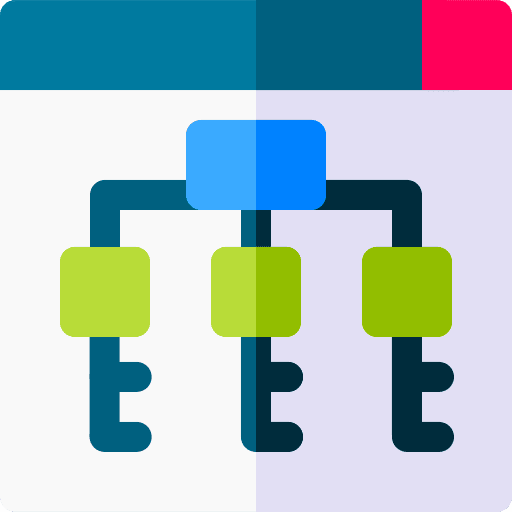Sitemap website seo and web browser icon Sitemap website seo and web browser icon