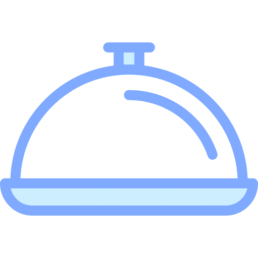 Food tray food tray restaurant cloche icon