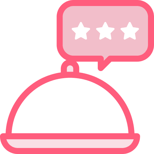 Rating stars review rating stars food icon