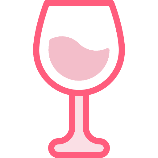 Wine glass food and restaurant drink beverage icon