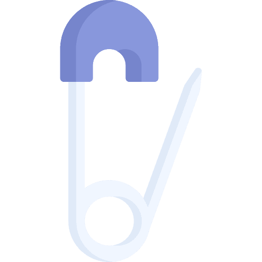 Safety pin sewing safety pin tailor icon Safety pin sewing safety pin tailor icon