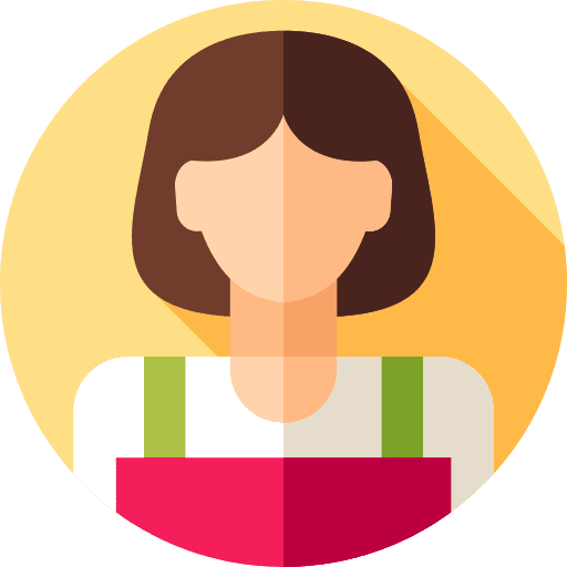Assistant brown hair retailer professions and jobs icon