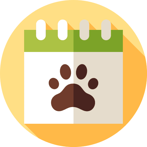 Calendar pet care calendar veterinary icon Calendar pet care calendar veterinary icon