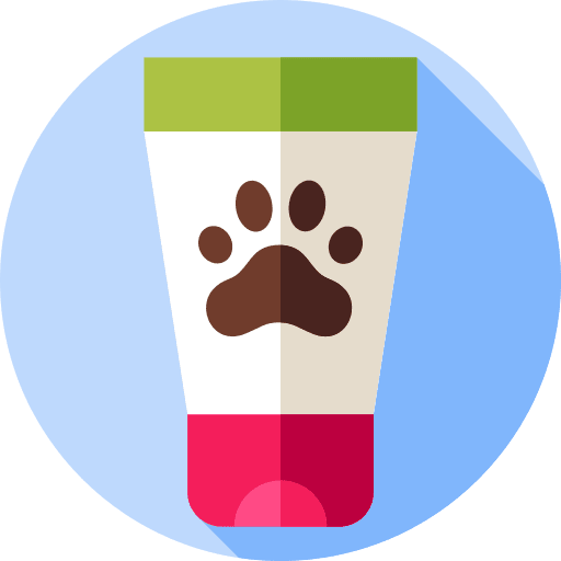 Cream pet grooming cream pet care icon Cream pet grooming cream pet care icon