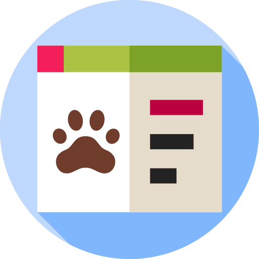 Register online pets form icon