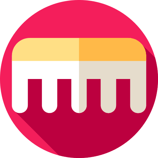 Comb hair comb comb accessory icon Comb hair comb comb accessory icon