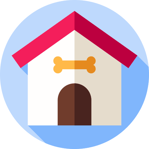 Dog house kennel shelter animals icon Dog house kennel shelter animals icon