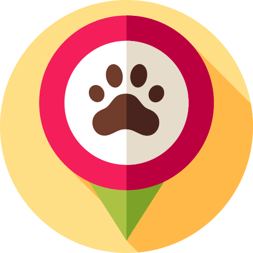Placeholder maps and location placeholder paw print icon Placeholder maps and location placeholder paw print icon