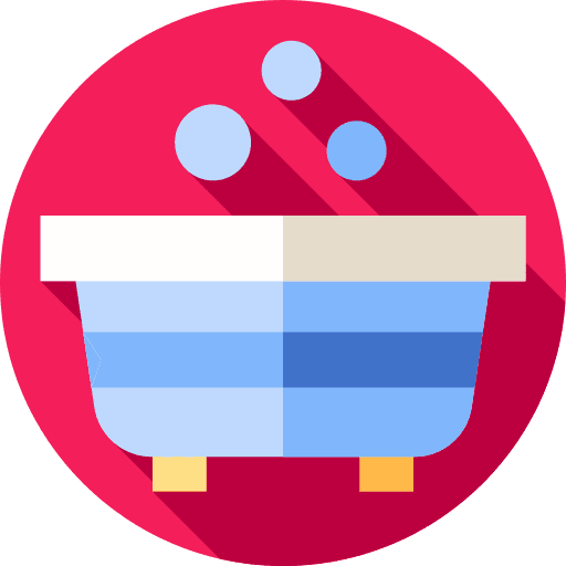 Bath hygienic bathtub clean icon Bath hygienic bathtub clean icon