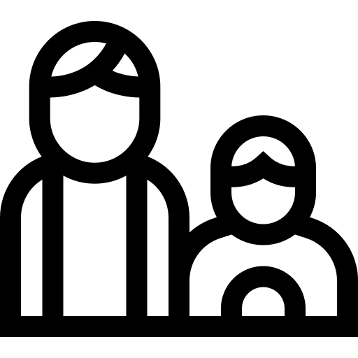 Father parent man mourning icon