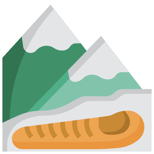 Sleeping bag nature comfortable travel icon Sleeping bag nature comfortable travel icon