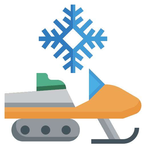 Snow vehicle winter transport cold icon Snow vehicle winter transport cold icon