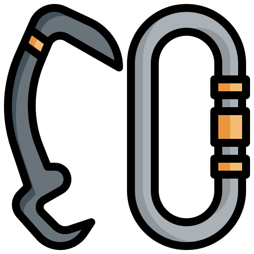Climbing extreme security protection icon Climbing extreme security protection icon