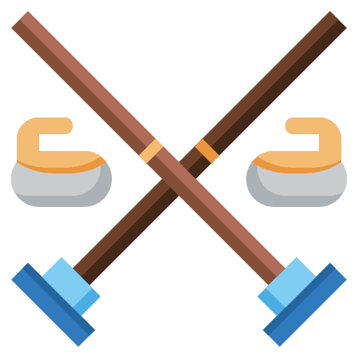 Curling slide team sport stone icon Curling slide team sport stone icon