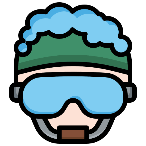 Goggle healthcare and medical protective medical mask icon Goggle healthcare and medical protective medical mask icon