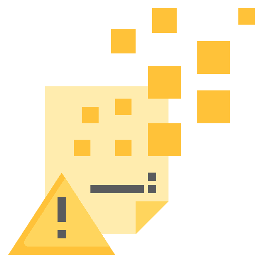 Data loss firewall data loss database icon