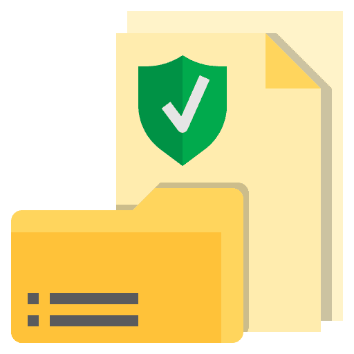 Document official documents file document icon
