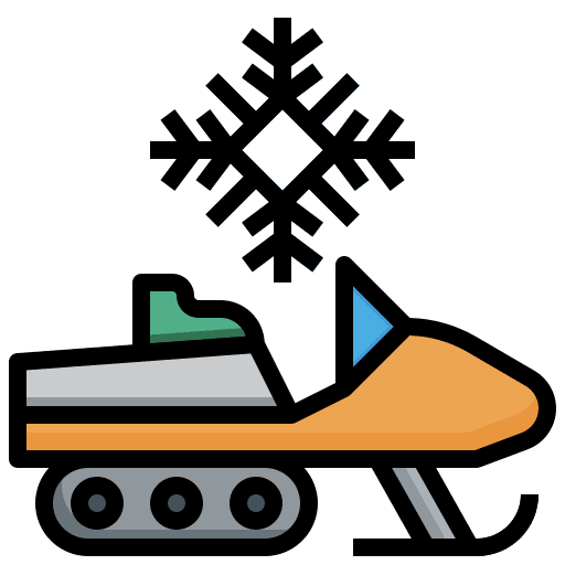 Snow vehicle cold transport snow icon Snow vehicle cold transport snow icon