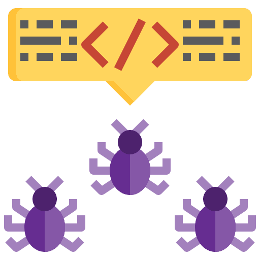 Code programming window security icon Code programming window security icon