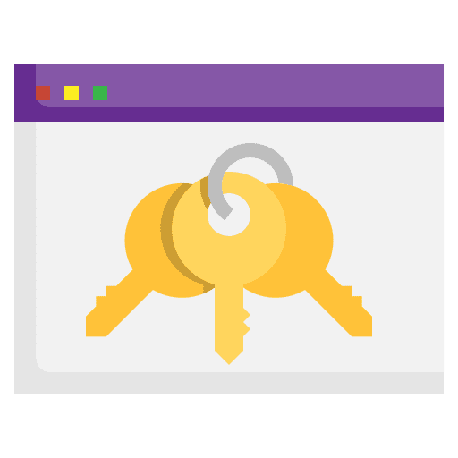 Key security real estate house icon Key security real estate house icon