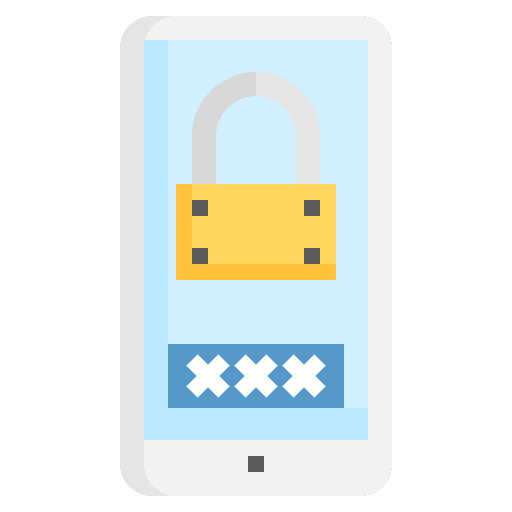 Phishing padlock attack hacker icon Phishing padlock attack hacker icon