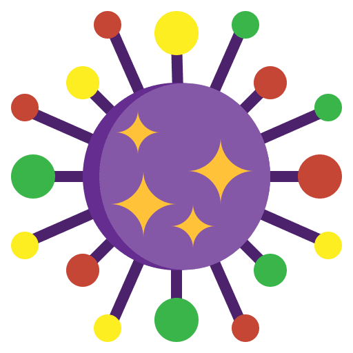 Virus security virus bacteria icon Virus security virus bacteria icon