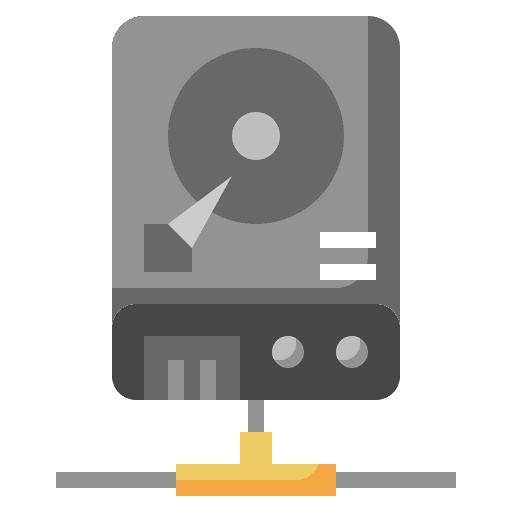 Hard disk hard drive electronics hardware icon Hard disk hard drive electronics hardware icon