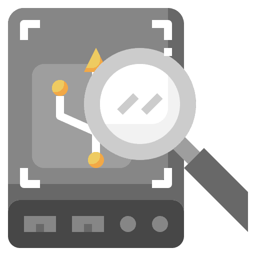 Search magnifying glass search electronics icon Search magnifying glass search electronics icon