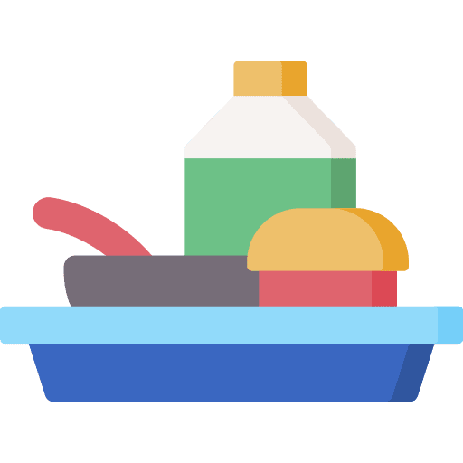 Cafeteria canteen meal food icon