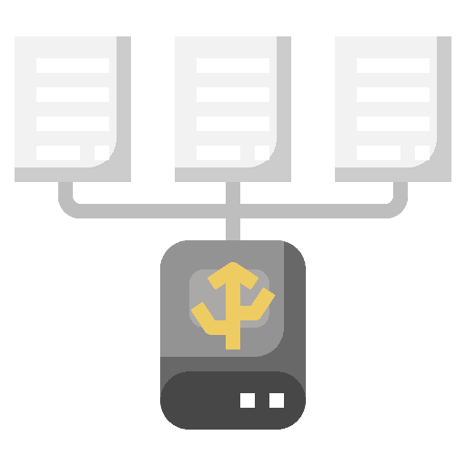 File data networking database icon File data networking database icon