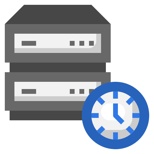 Time time seo and web database icon Time time seo and web database icon