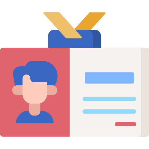 Id card identification id card business card icon Id card identification id card business card icon