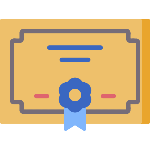 Certificate degree certificate diploma icon Certificate degree certificate diploma icon