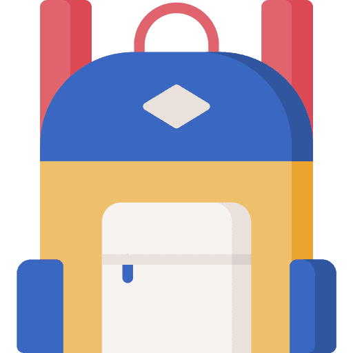 School bag education school bag luggage icon School bag education school bag luggage icon