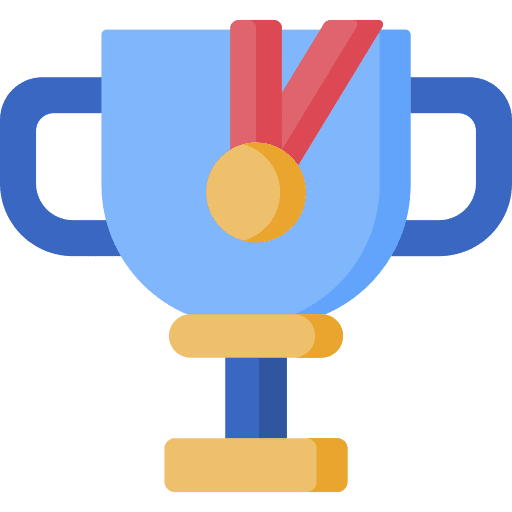 Trophy reward award medal icon Trophy reward award medal icon
