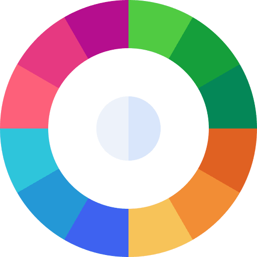 Color wheel color wheel color picker paints icon Color wheel color wheel color picker paints icon