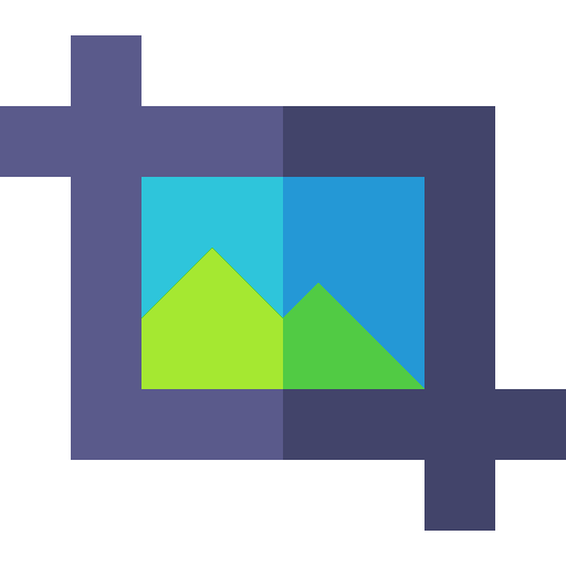 Crop photo editing crop interface icon Crop photo editing crop interface icon